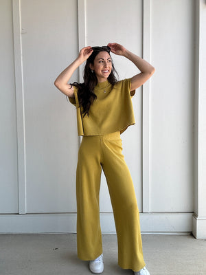 Leonie Pants - Mustard