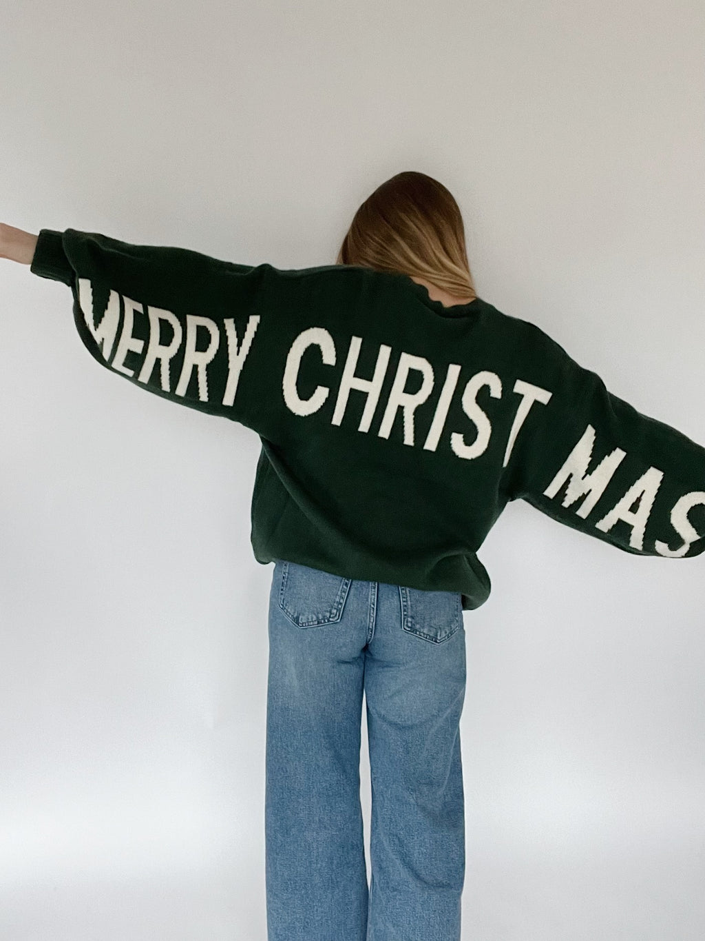 Merry Christmas Sweater - Green