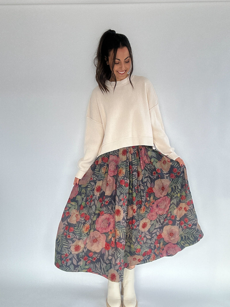 Continual Blossom Maxi Skirt