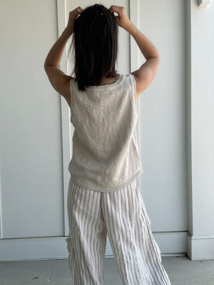 Serena Knit Top - Dove Grey