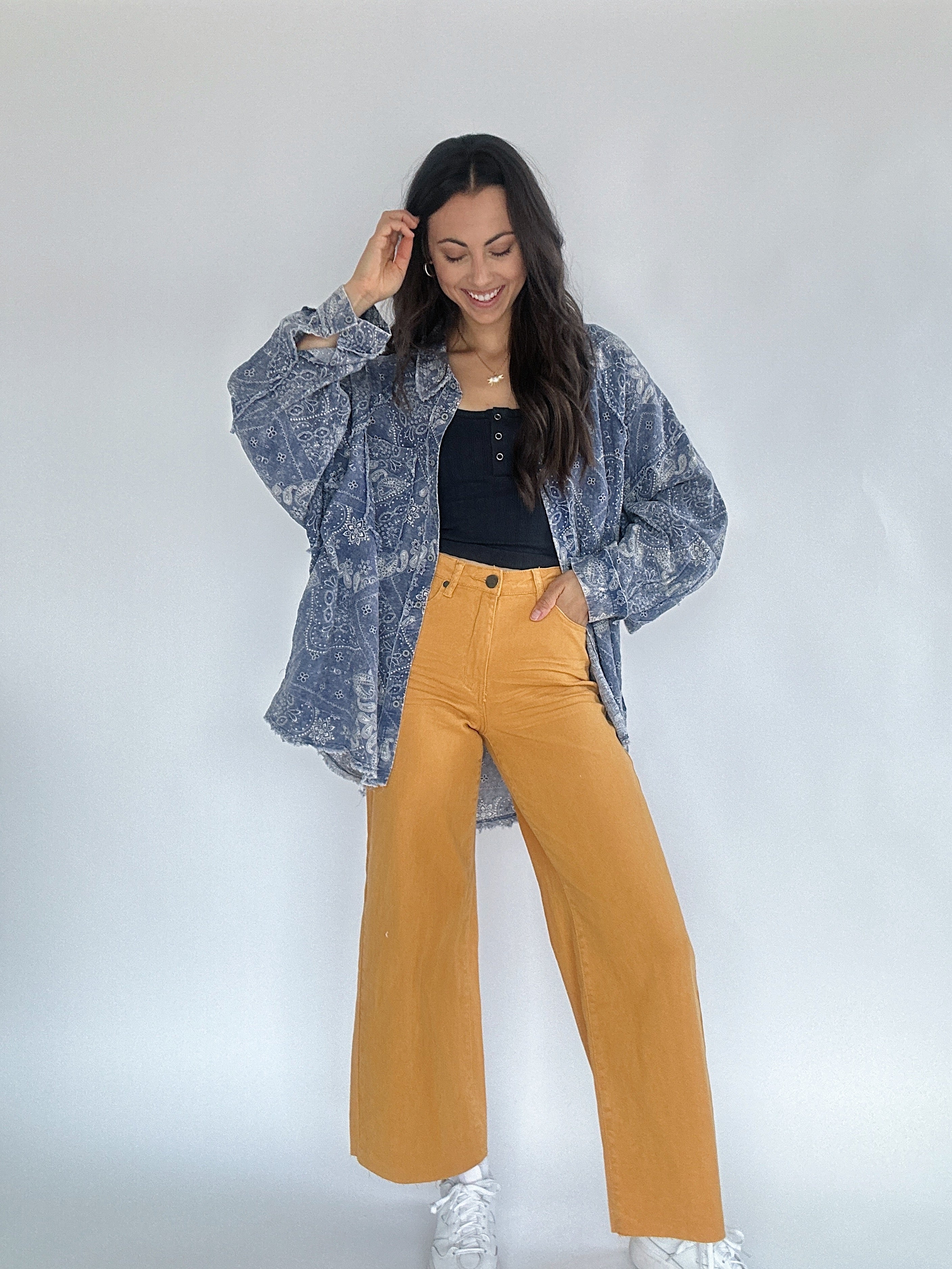 パンツ CORNERSTONE 23AW WIDE-LEG PANTS 48 CORNERSTONE 23AW WIDE-LEG PANTS 48