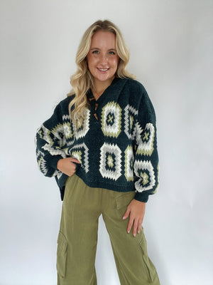 New In Town Sweater - Green