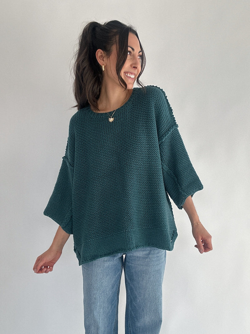 After All Sweater - Dark Teal