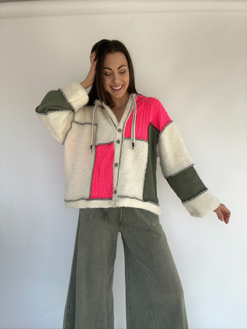 Worth It Hoodie Cardigan