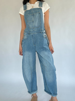 Parker Barrel Denim Overalls