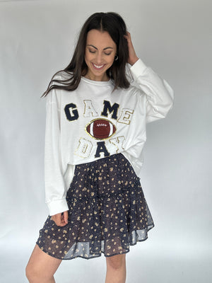 Game Day Pullover - White