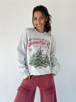 Christmas Tree Farm Oversized Sweatshirt