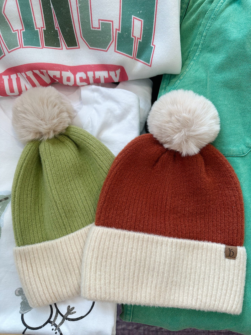 Ribbed Knit Beanie - More Colors Available