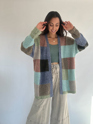 Warm Embrace Cardigan - Blue