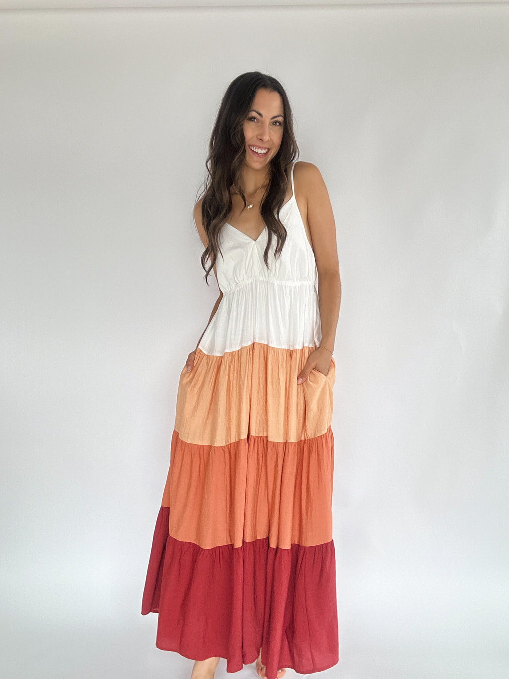 Bryce Colorblock Maxi Dress