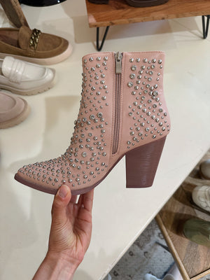 Line Dance Bootie - Blush