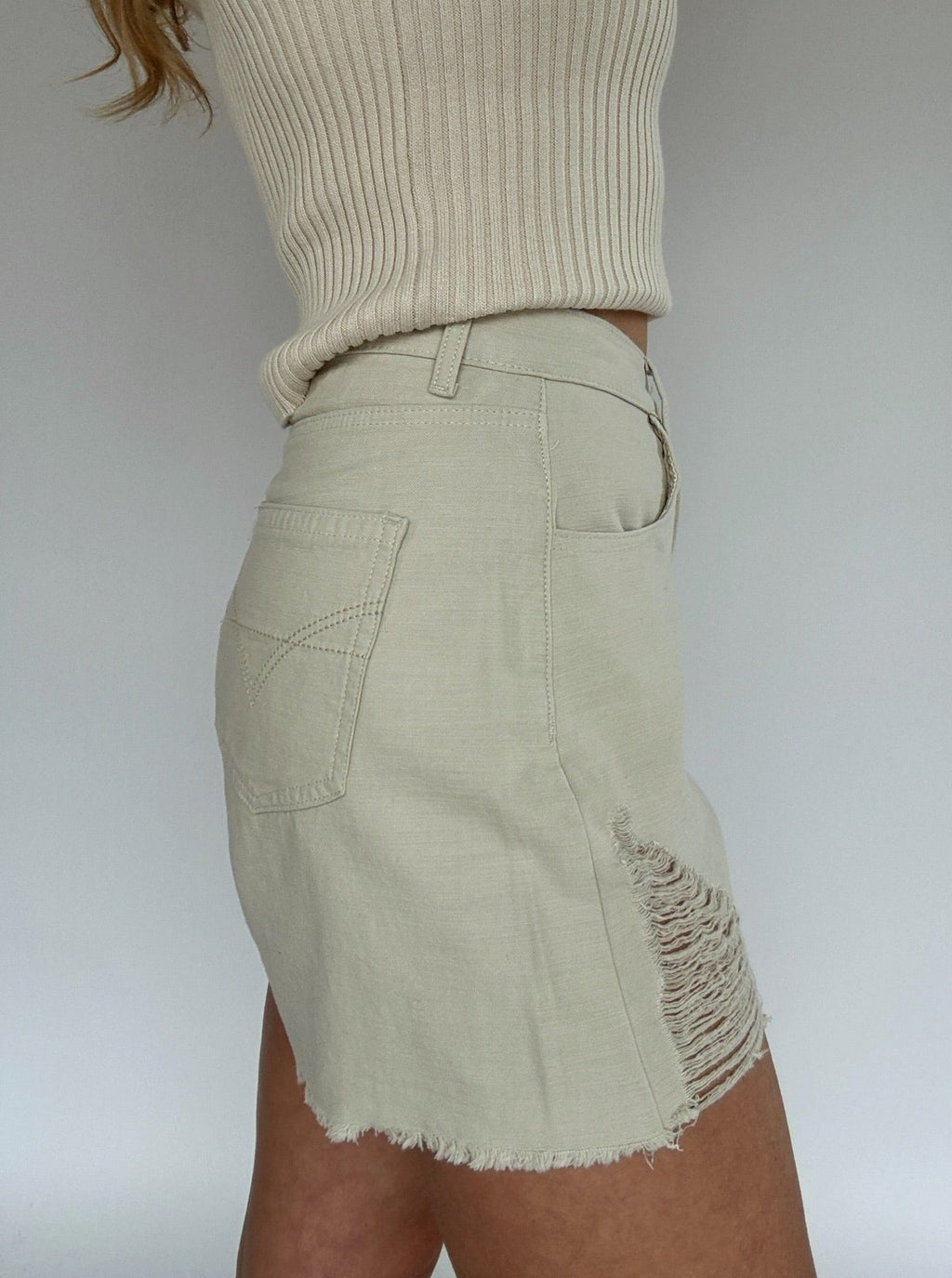 Mirage Natural Denim Shorts