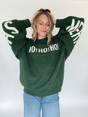 Merry Christmas Sweater - Green