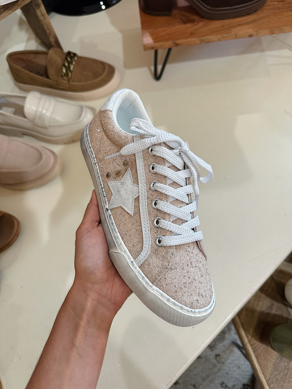 Big Dipper Sneaker - Champagne