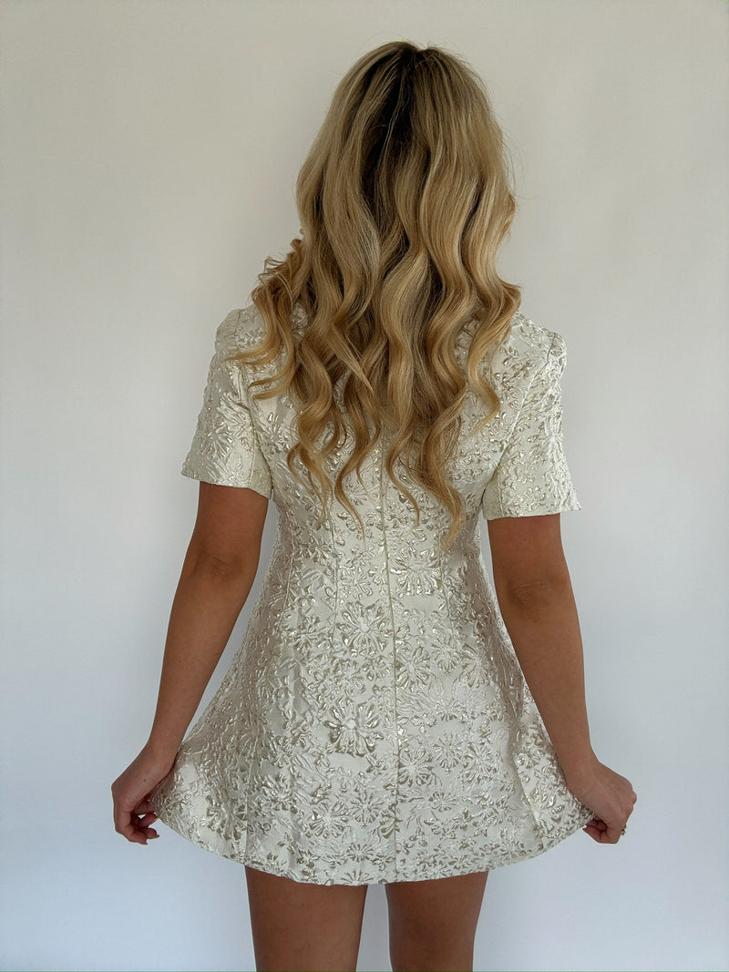 Mariposa Mini Dress - White