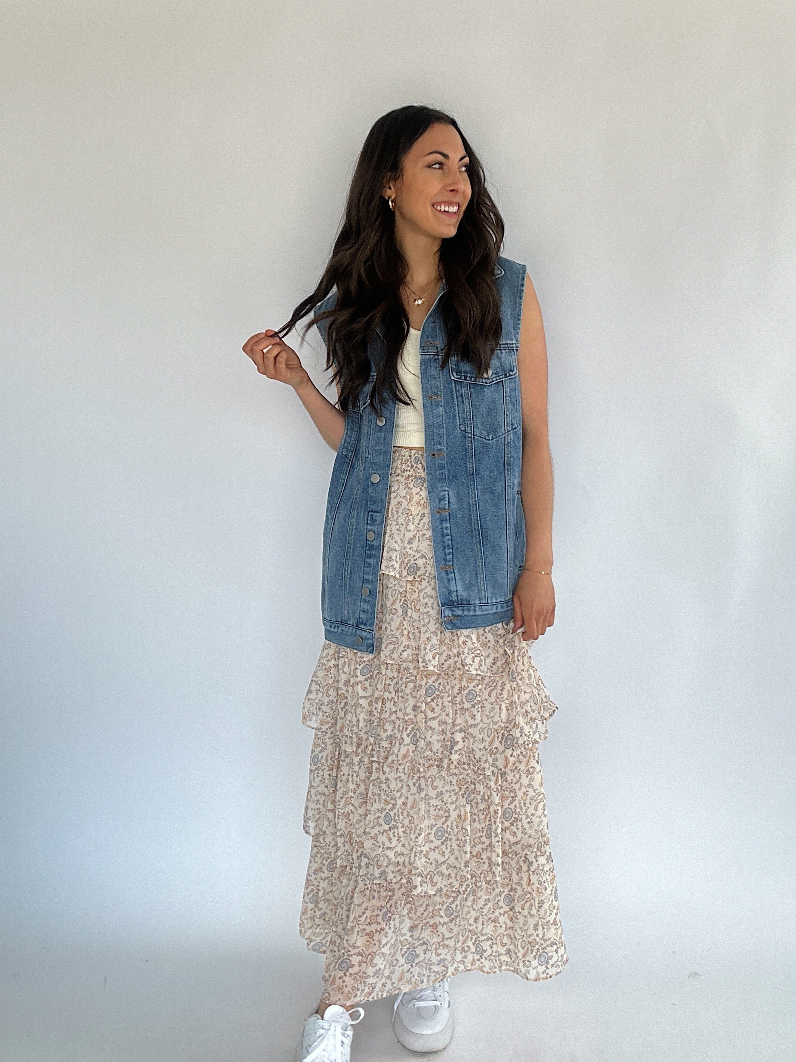 Myles Denim Vest Blue Magnolia Myles Denim Vest Blue Magnolia