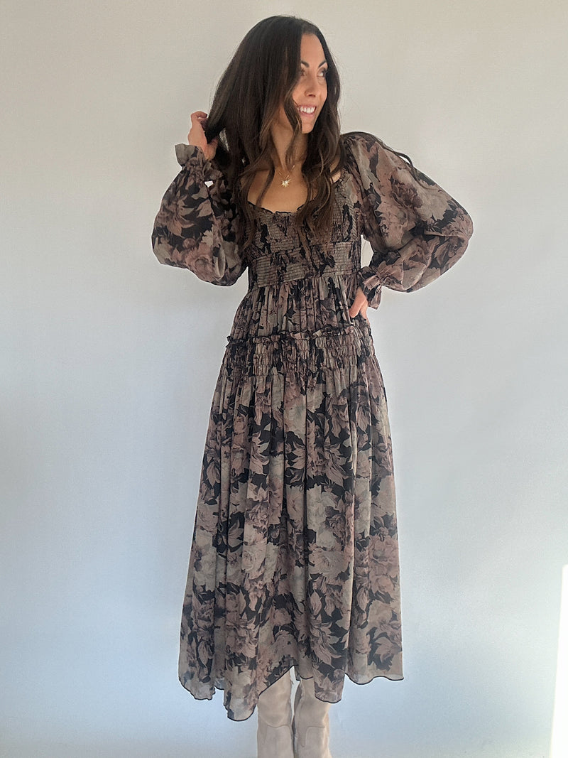 Sierra Floral Maxi Dress