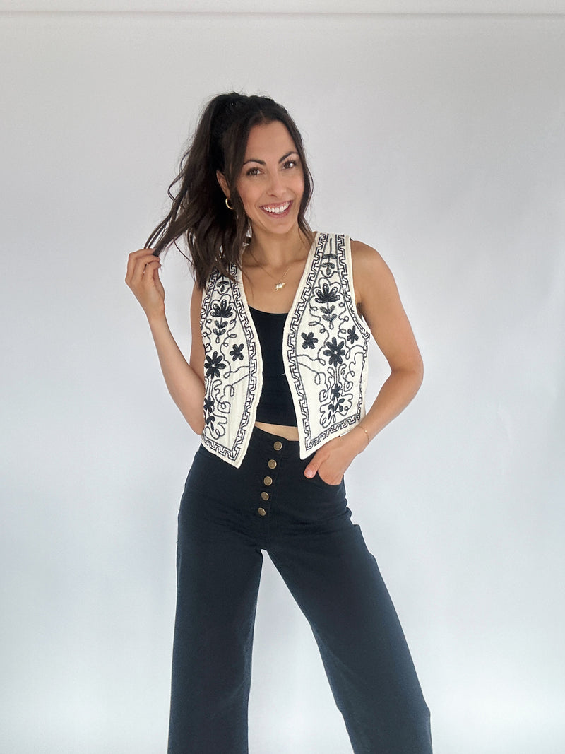 Orion Embroidered Vest