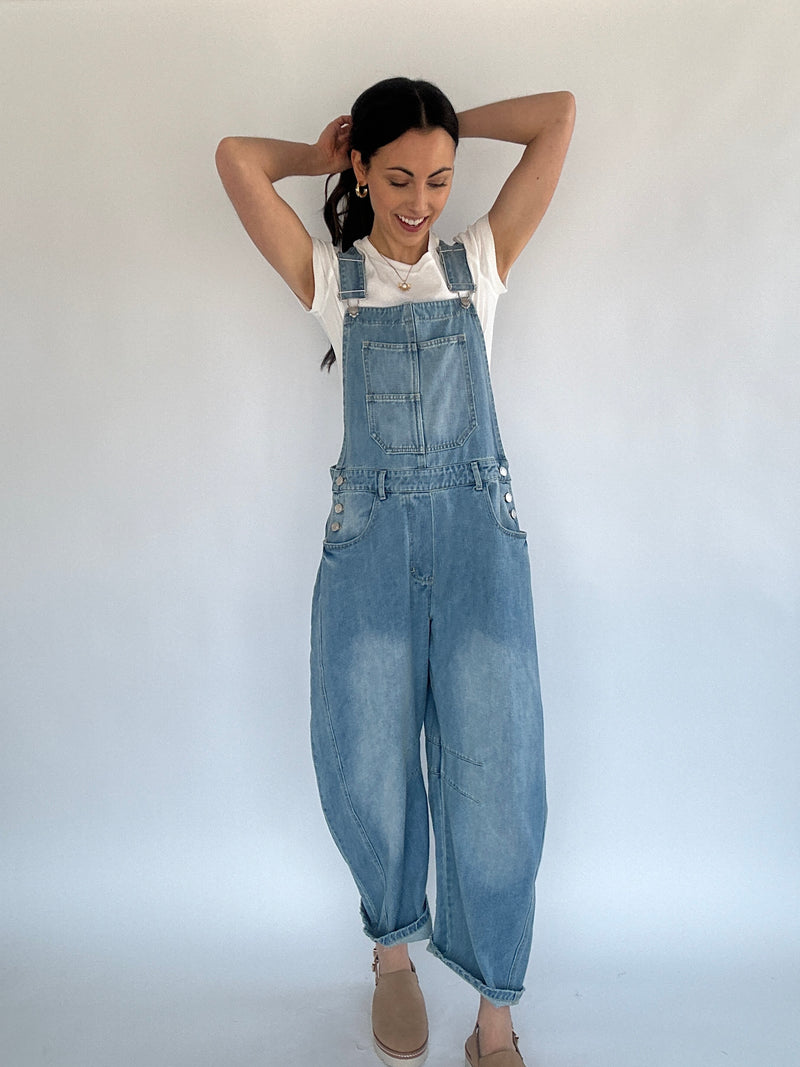 Parker Barrel Denim Overalls