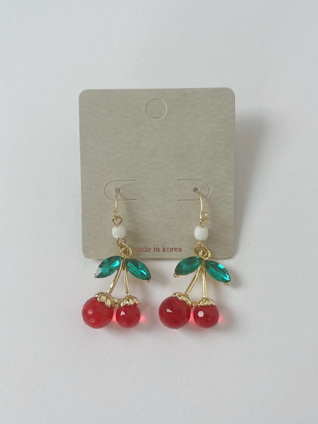 Cherry Bead Earrings