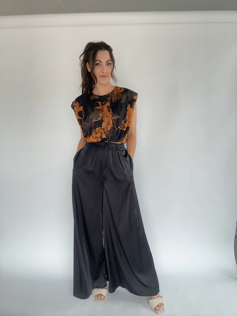 Better Said Satin Trouser Pants