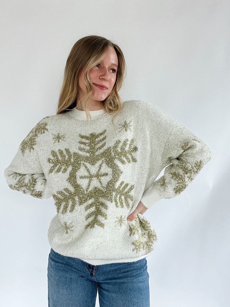 Snowflake Sparkle Sweater