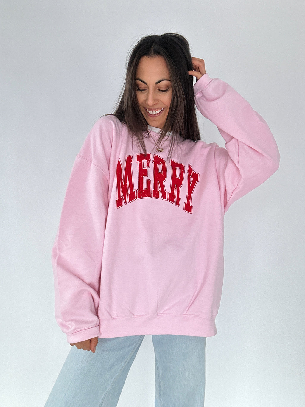 MERRY Sweatshirt - Pink