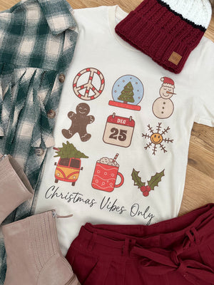 Christmas Vibes Only Tee