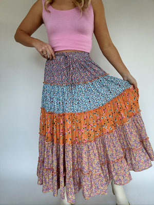 Anything Can Happen Maxi Skirt