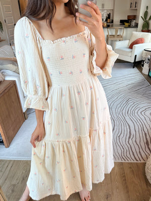 Ophelia Embroidered Dress