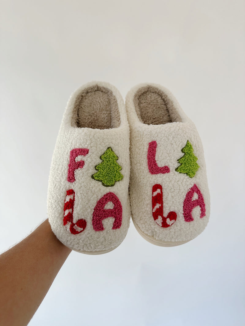 FALALALA Christmas Slippers