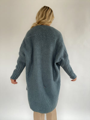 Down The Street Cardigan - Dark Teal