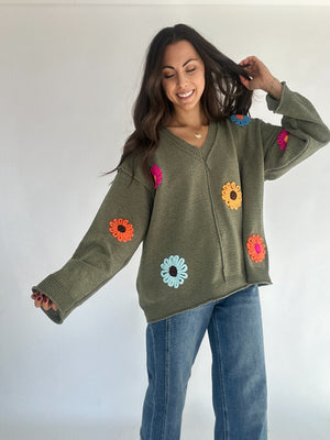 Flower Patch Sweater