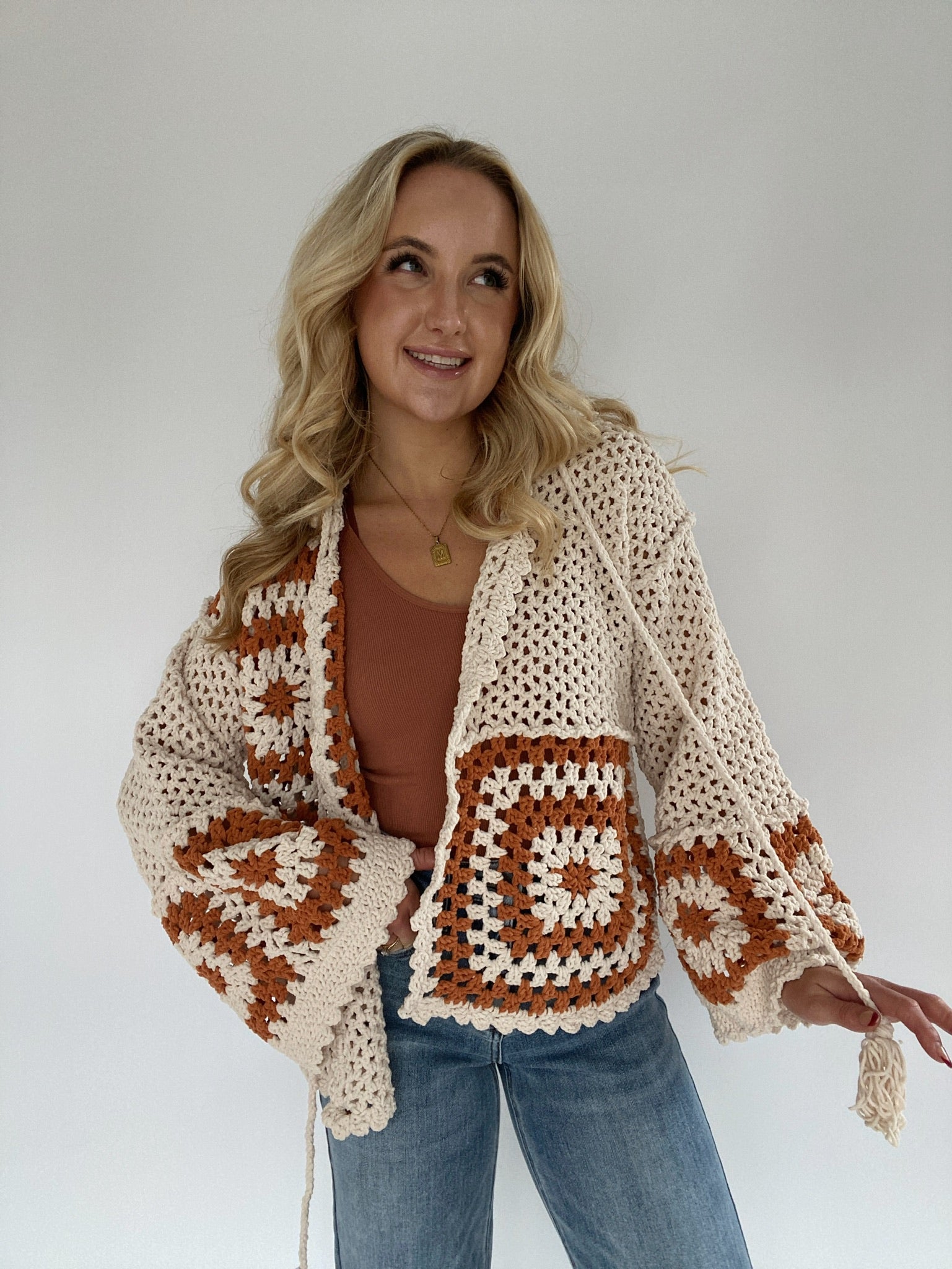 Another Memory Crochet Cardigan Top