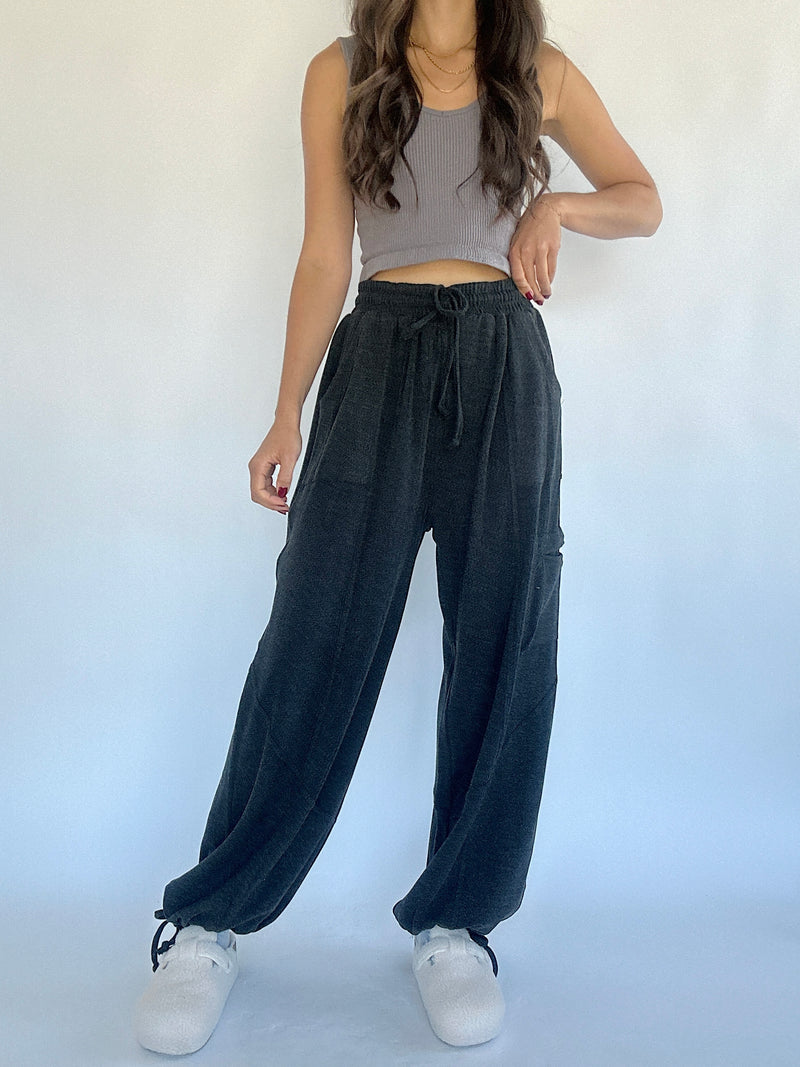 Hacci Wide Leg Jogger Pants