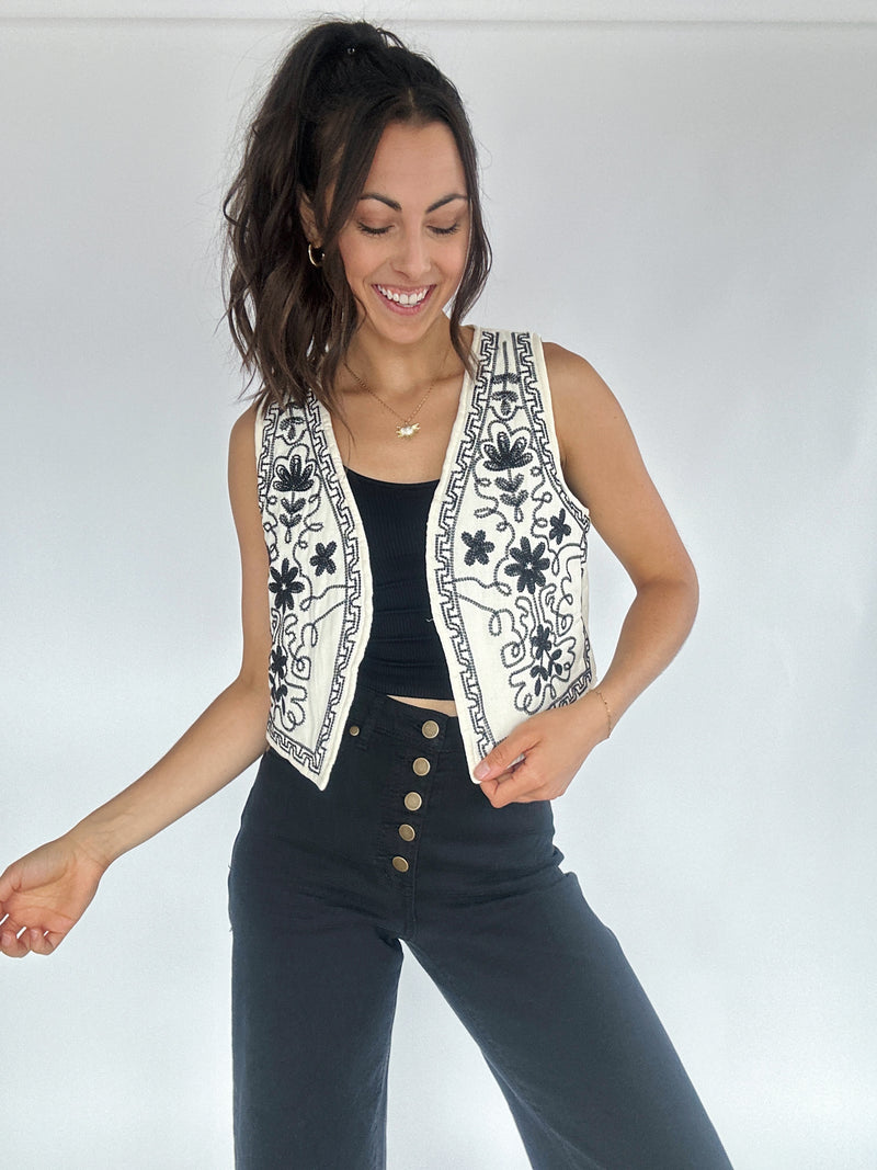 Orion Embroidered Vest