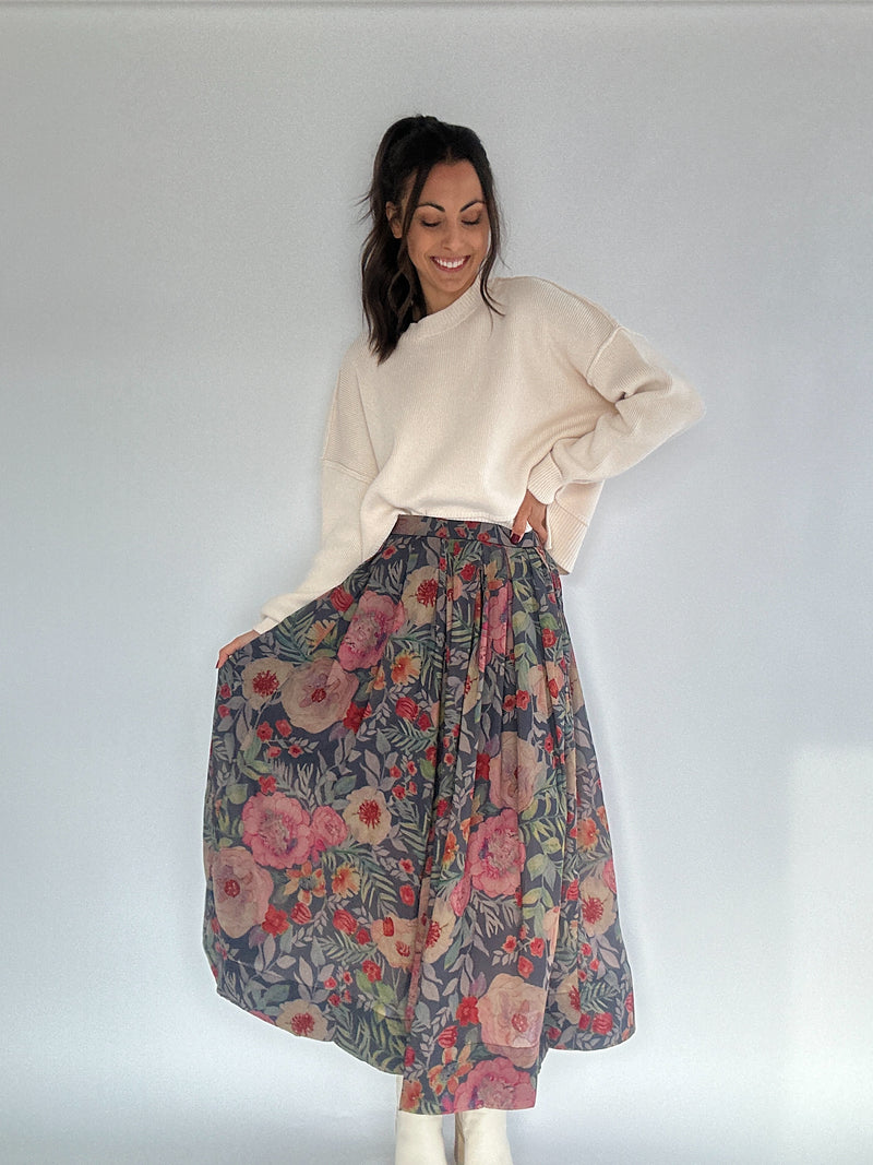 Continual Blossom Maxi Skirt