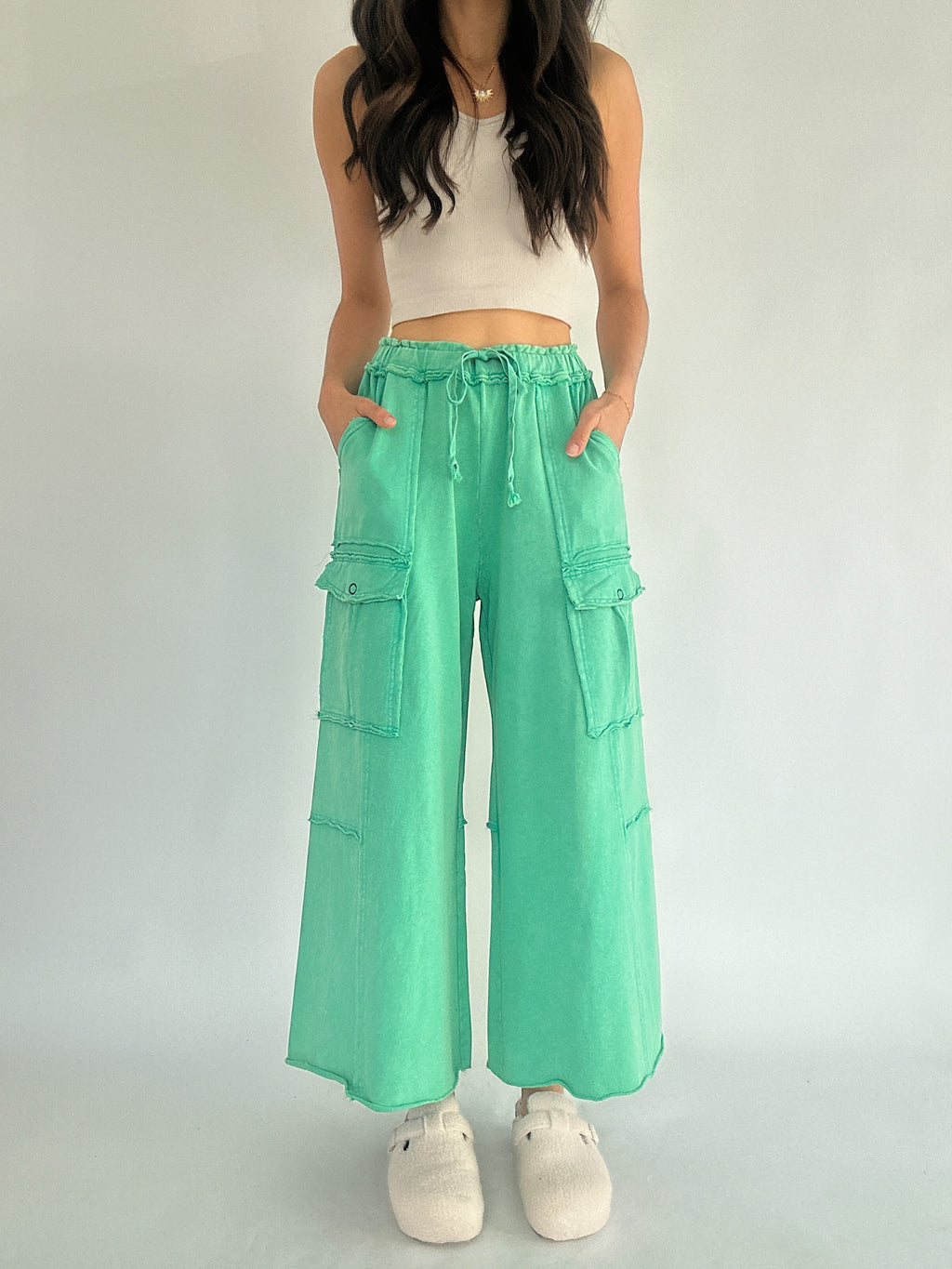 Middle Of The Road Pants - Atlantis Green