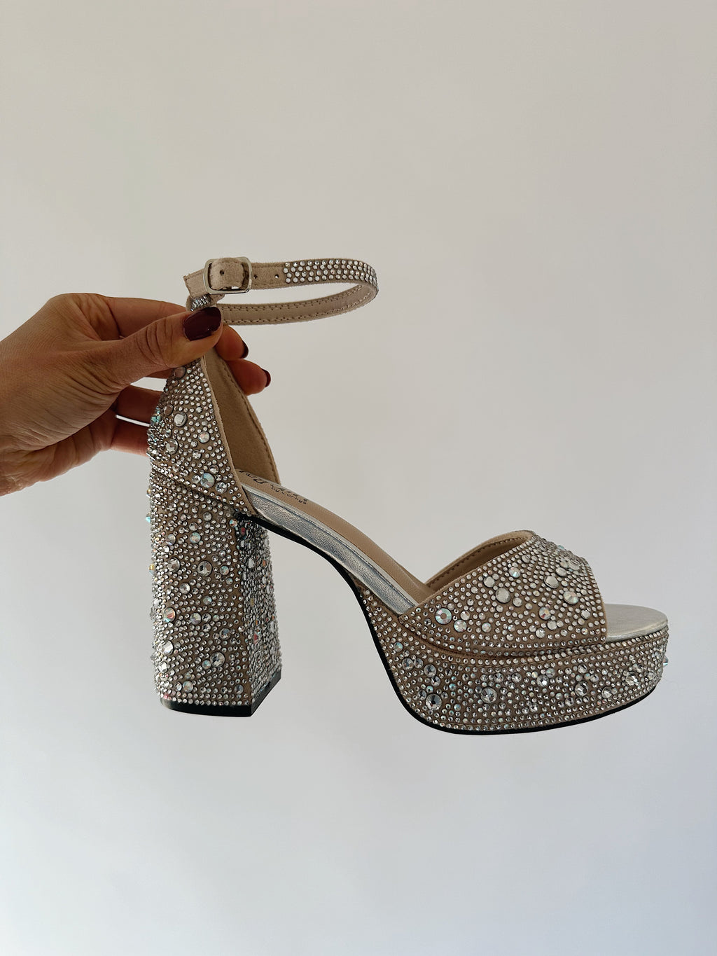 Ambition Rhinestone Heels