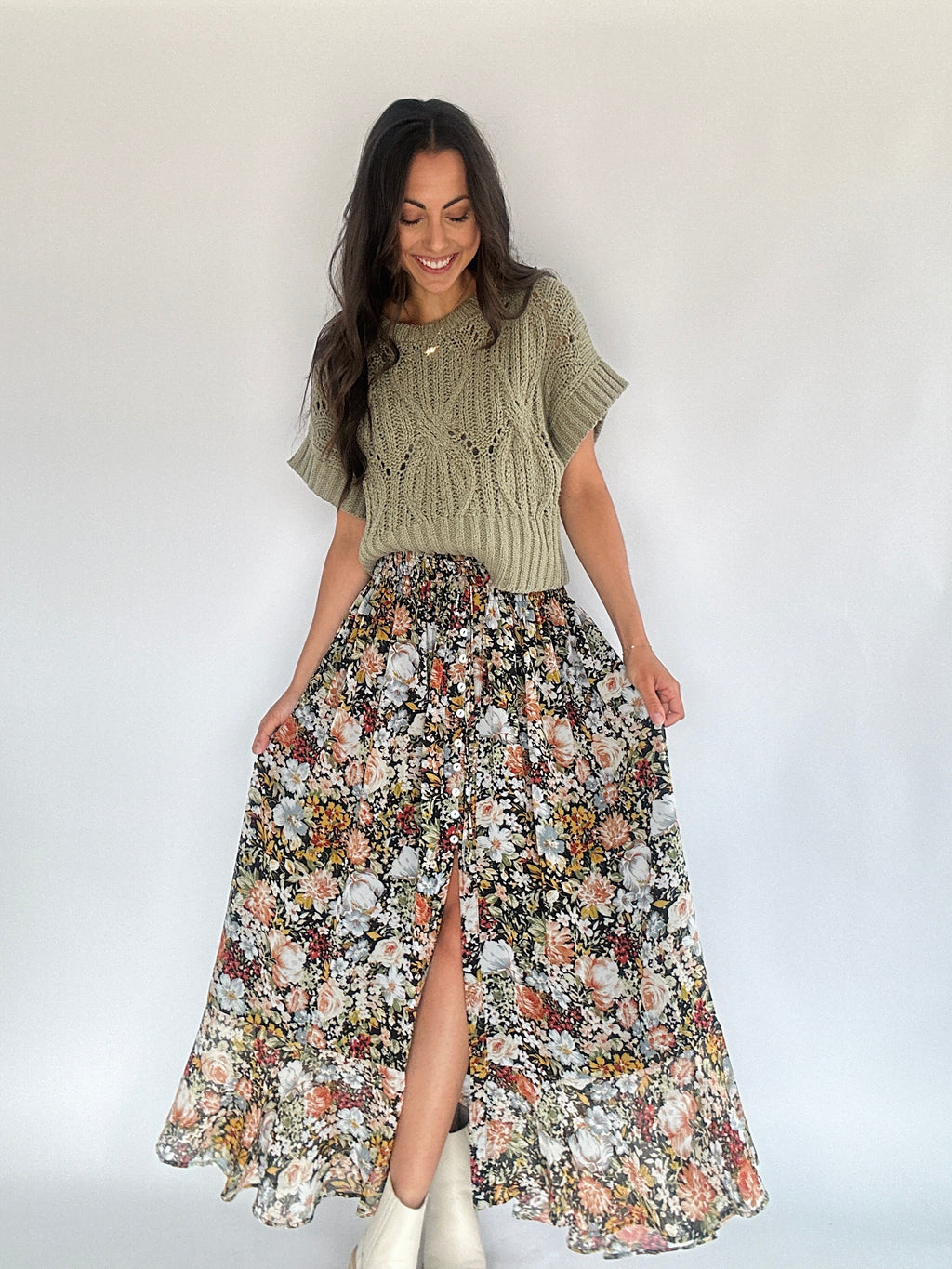 Whispering Meadow Maxi Skirt