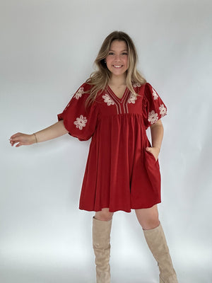 Arlo Embroidered Dress