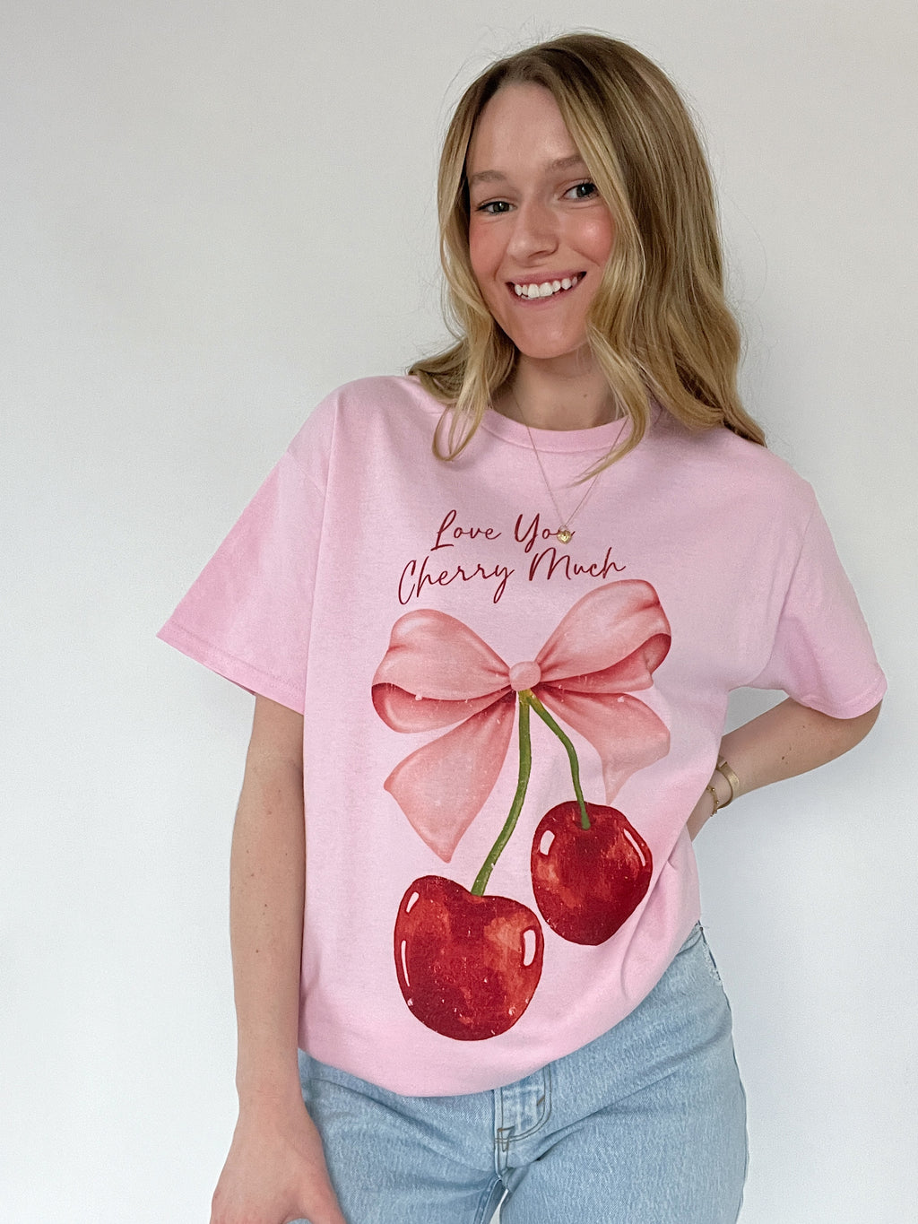 Love You Cherry Much Oversized Tee