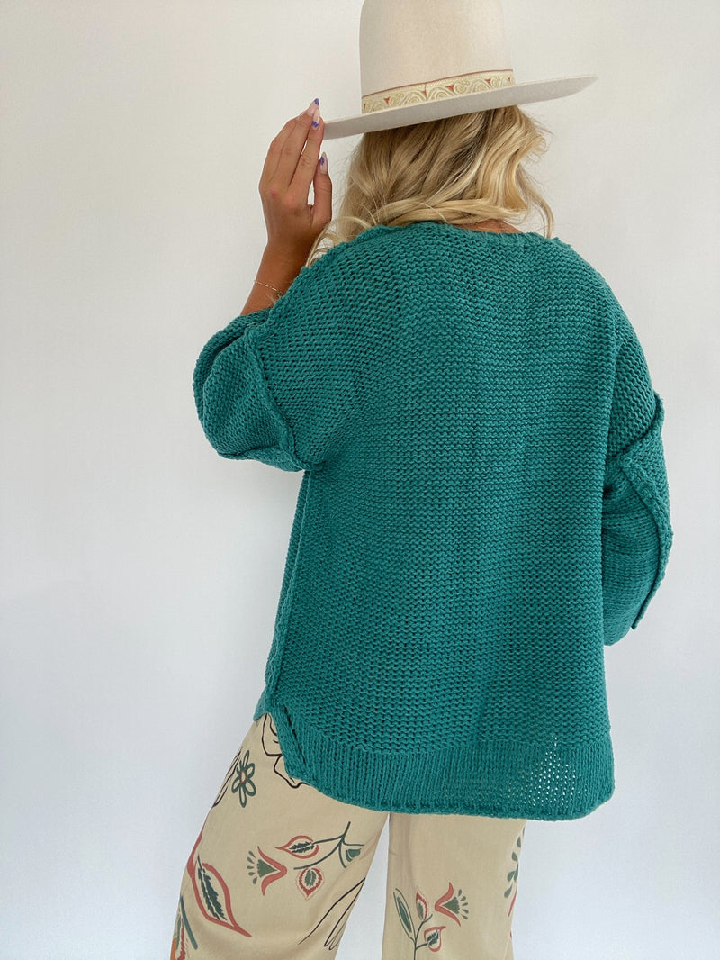 After All Sweater - Teal