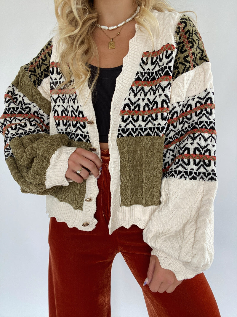 Fable Chenille Cardigan