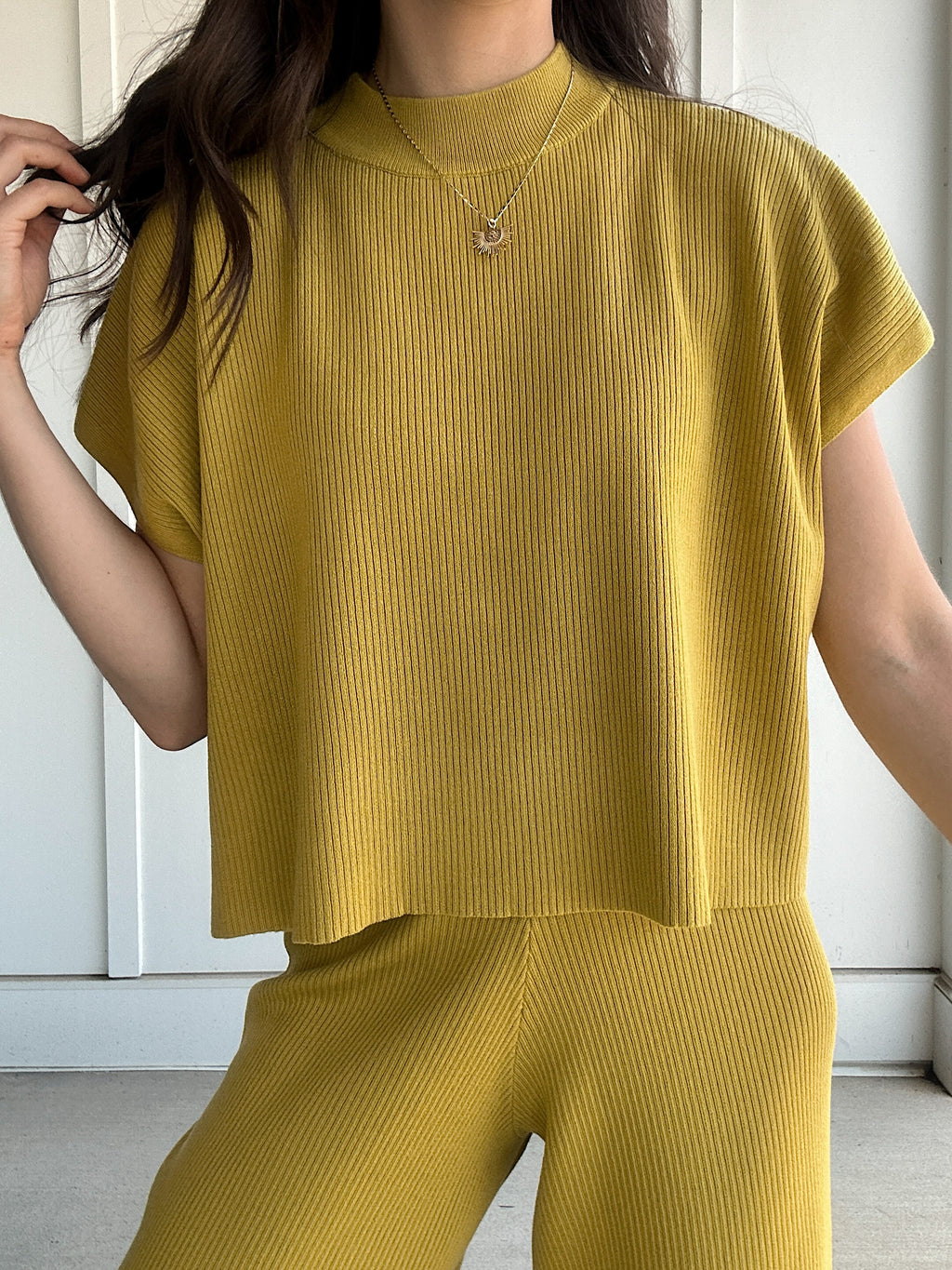 Leonie Top - Mustard