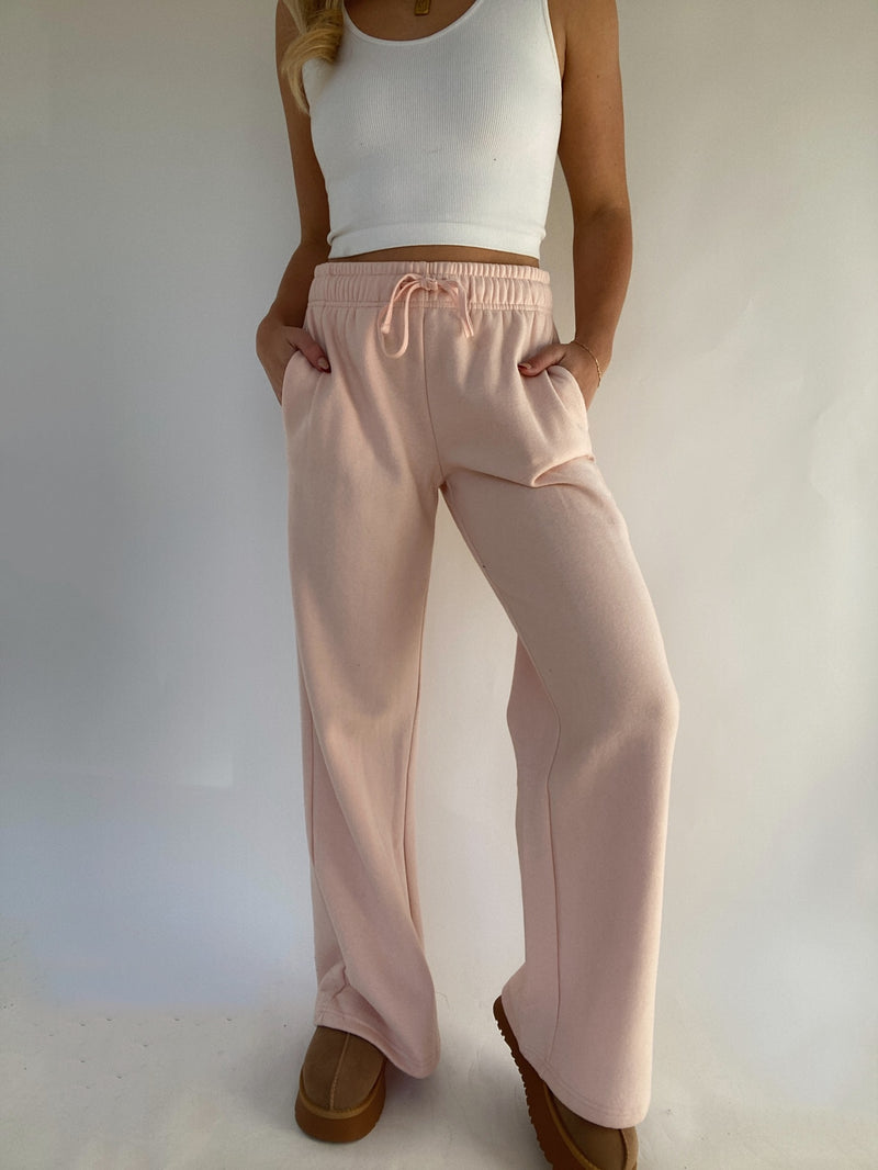 Weekend Chill Sweatpants - Dusty Pink
