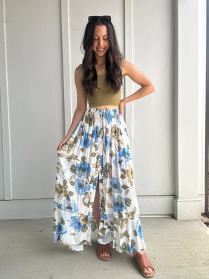 Aris Floral Maxi Skirt