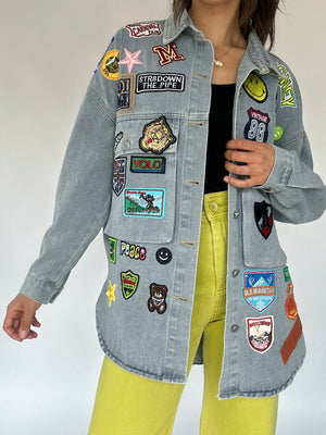 Patched Up Denim Jacket