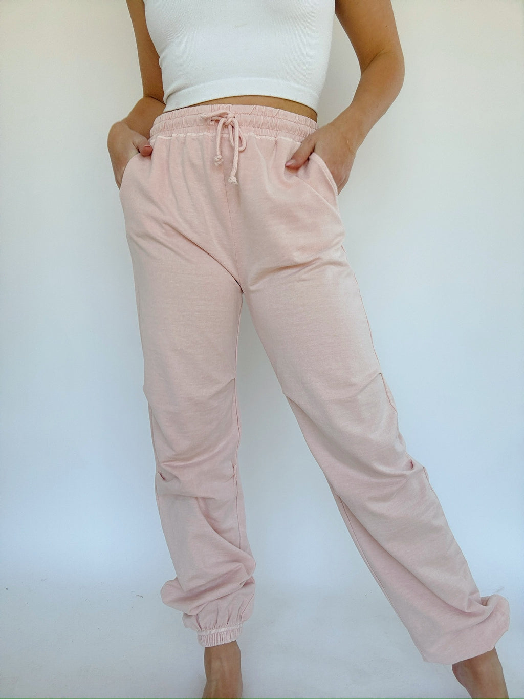 All You Need Joggers - Dusty Pink
