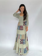 All For Something Patchwork Maxi Dress